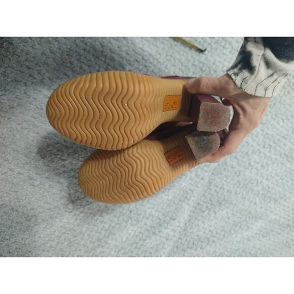 Michael Kors Leather Heeled Boots Size 8 Y2K Vintage - Picture 12 of 13